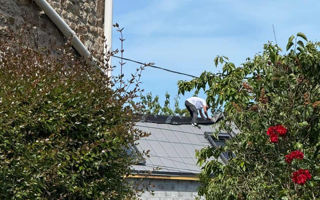 Une toiture en zinc à deux pas de l’océan